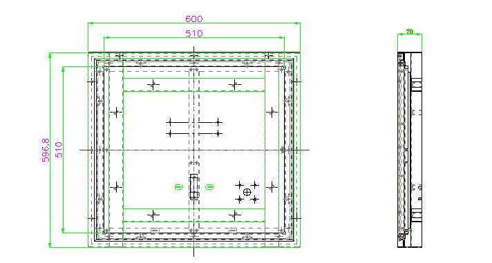 红绿调头灯尺寸图