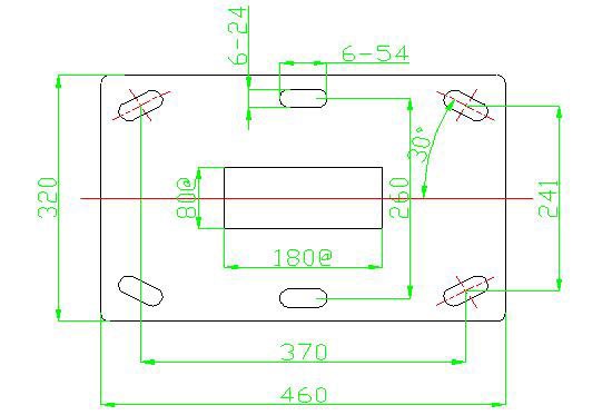 一体式交通信号灯安装尺寸图